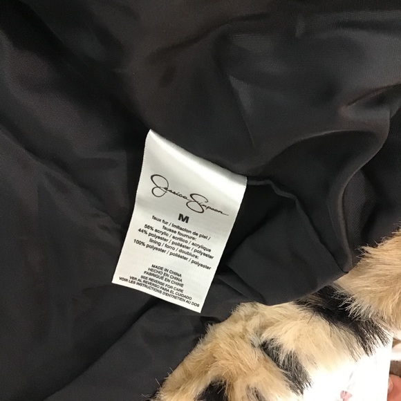 Jessica Simpson | Faux Fur Cheetah Jacket. M - Picture 4 of 7